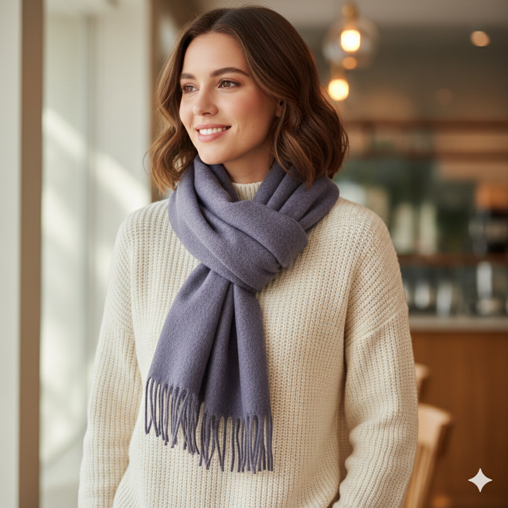 Bufanda de Cashmere 100% Natural