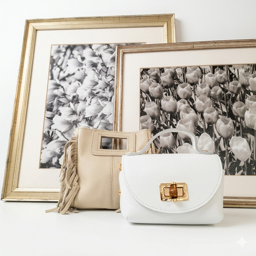 Bolso Flecos Aura – Beige Natural