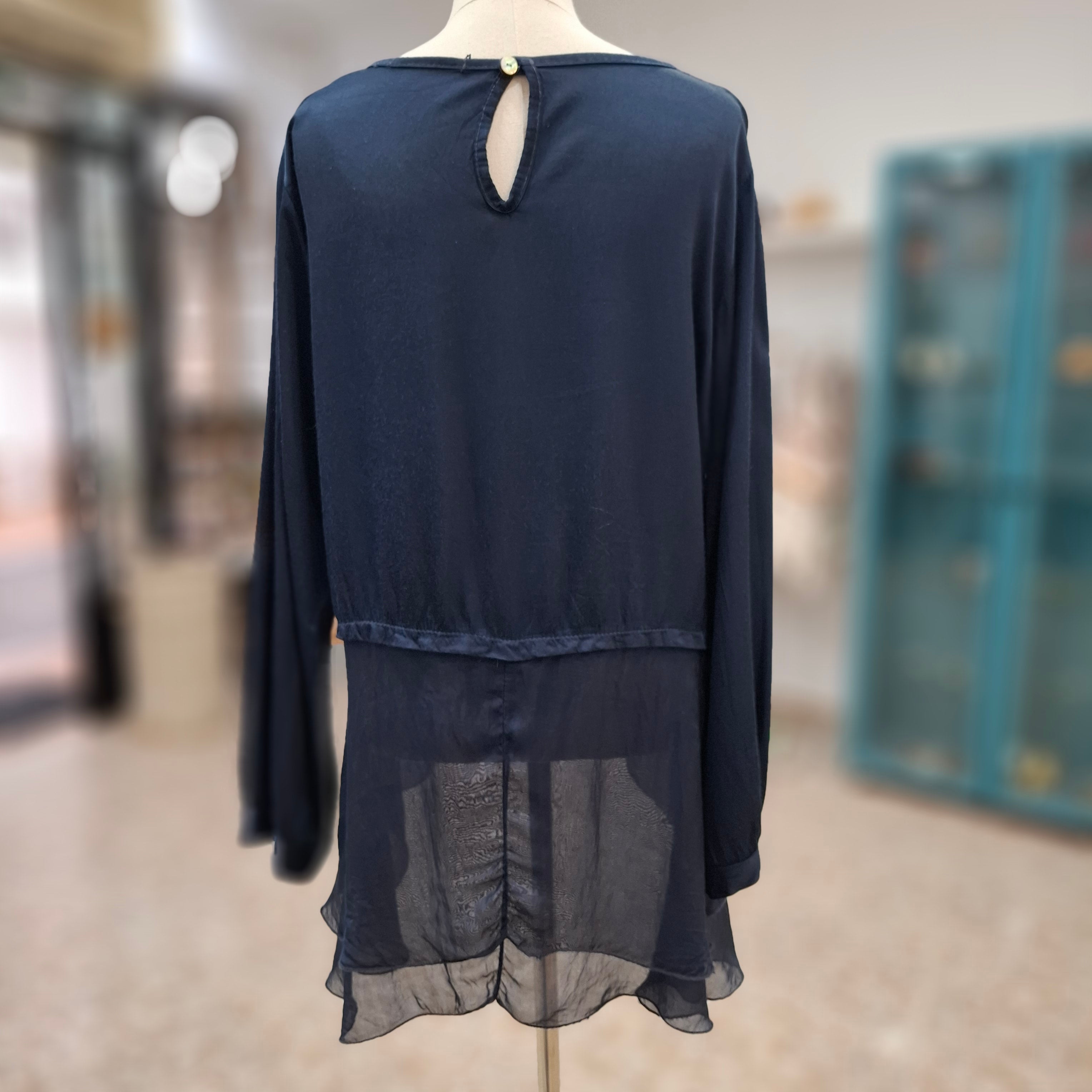 Blusón de Seda Vintage