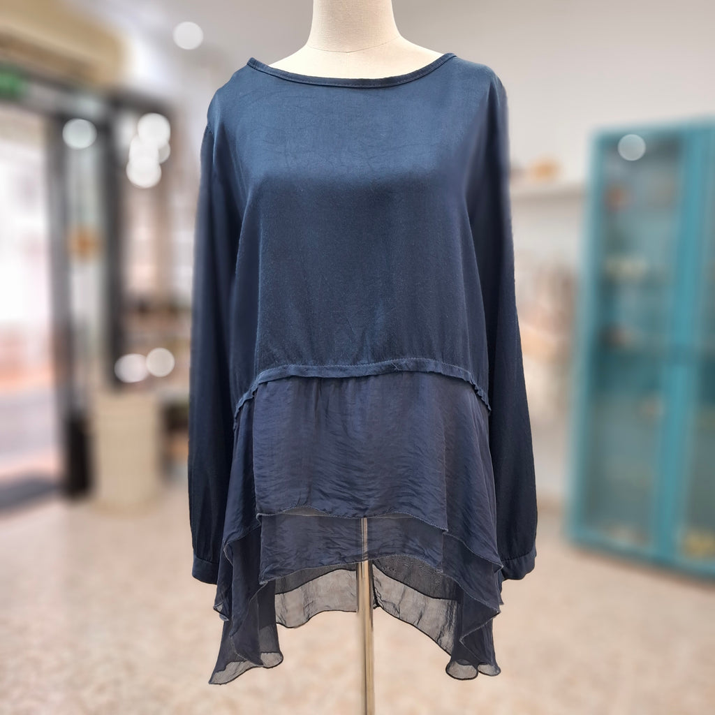 Blusón de Seda Vintage