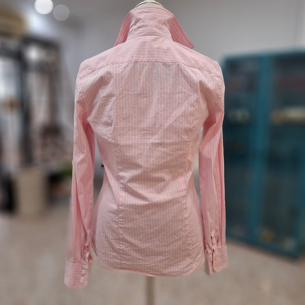Camisa Rayas Rosas Massimo Dutti