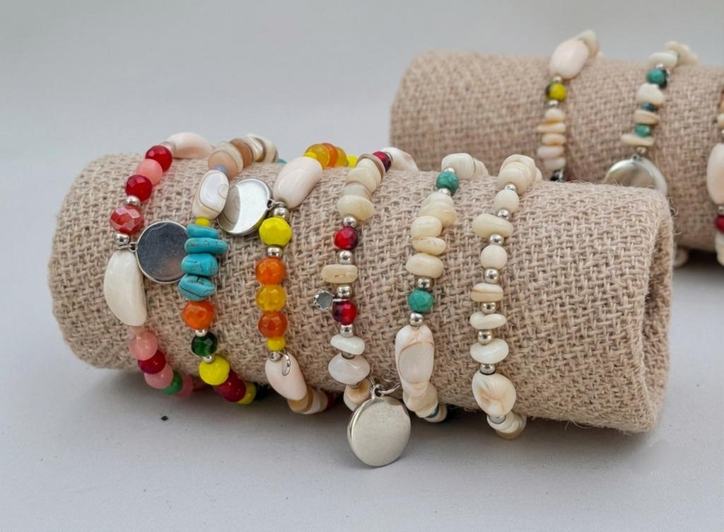 pulseras-artesanales-verano-acero-cuentas