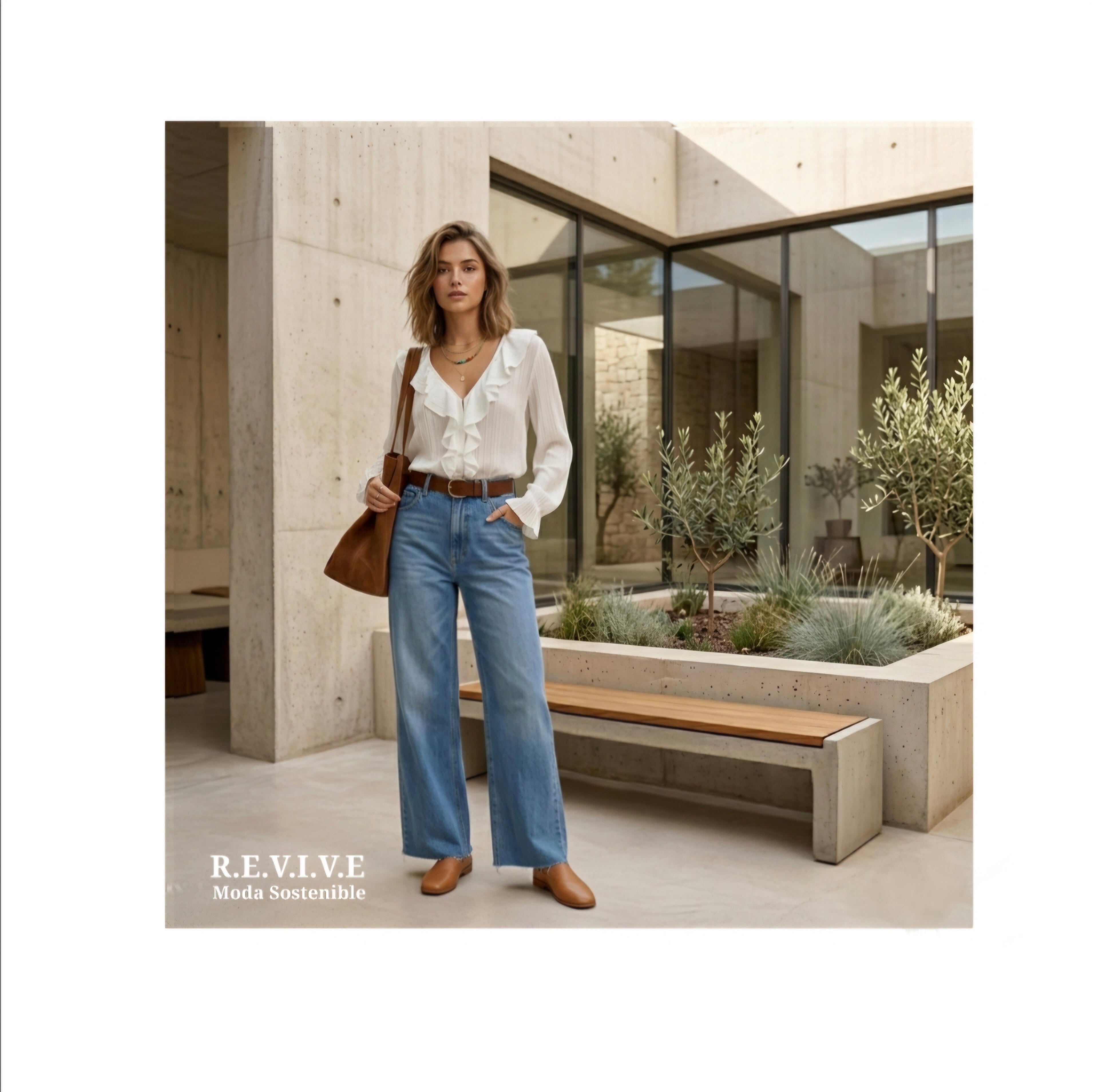 Blusa Volantes Aura – Algodón Ligero