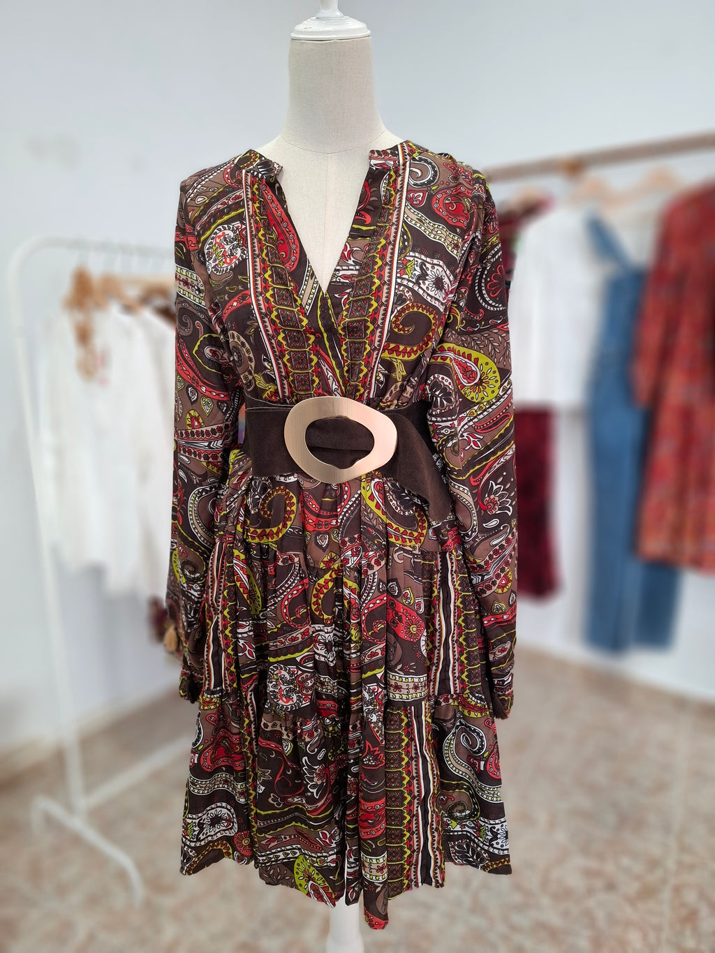 Vestido de Seda Natural