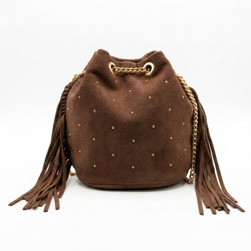 Bolso Bombonera Boho Fringe – Ante