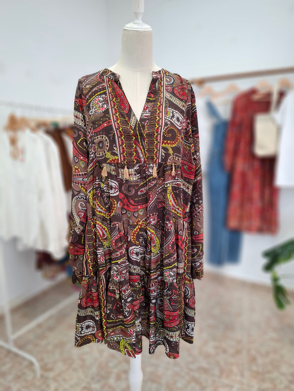 Vestido de Seda Natural