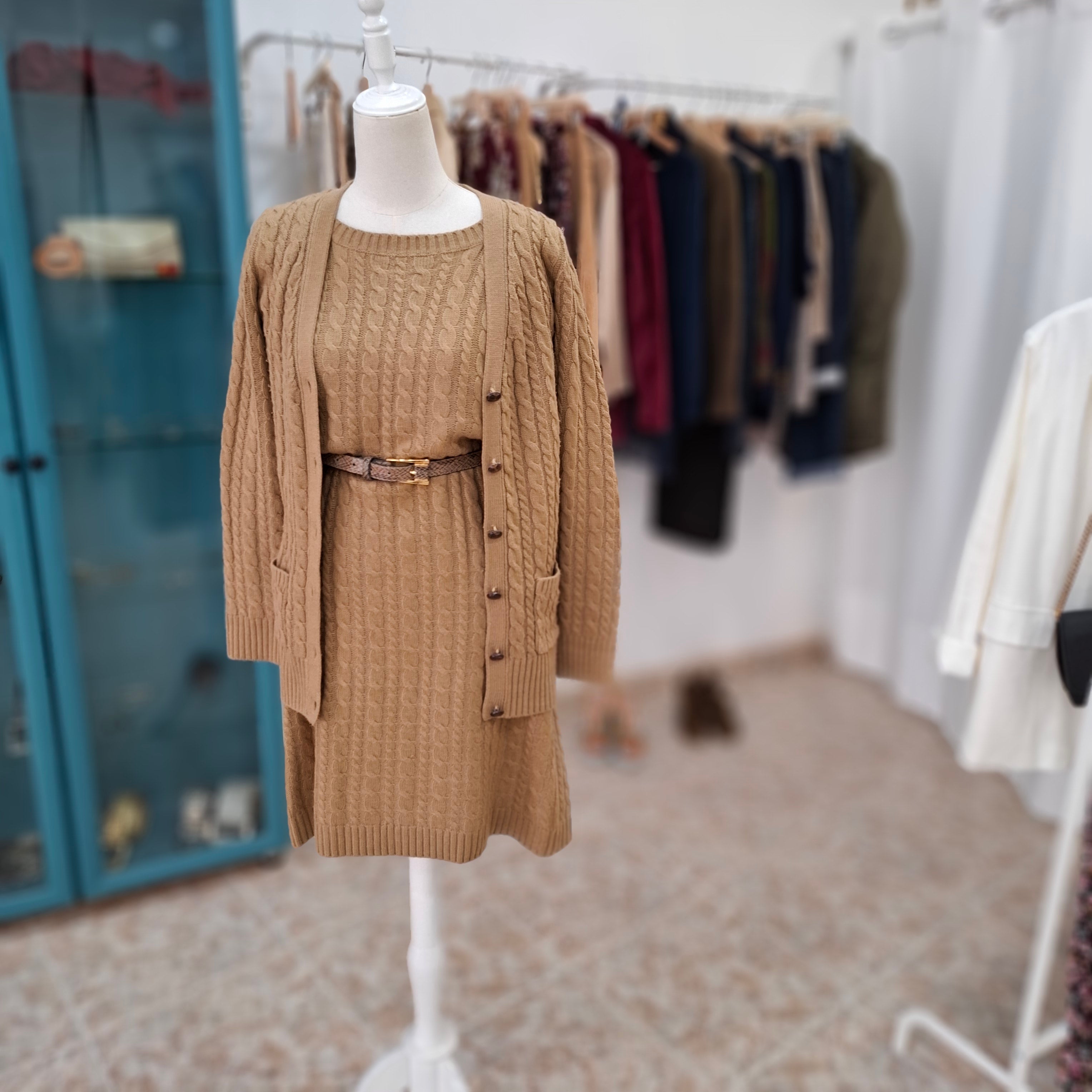 Conjunto de Punto Vintage